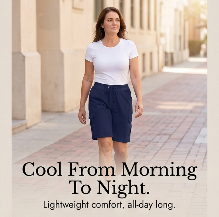 BREEZELLA | QUICK-DRY CARGO SHORTS FOR WOMEN