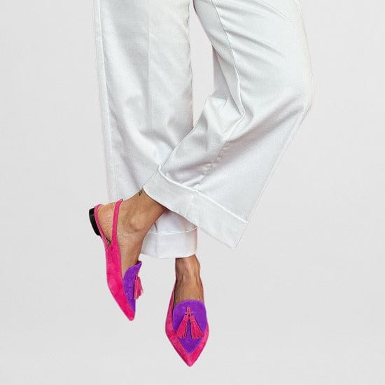 FRENDESSA | FRINGE BALLET FLATS FOR WOMEN