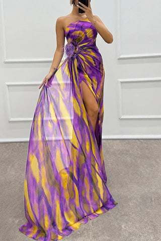ILONA | VIBRANT DRAPED DRESS FOR WOMEN