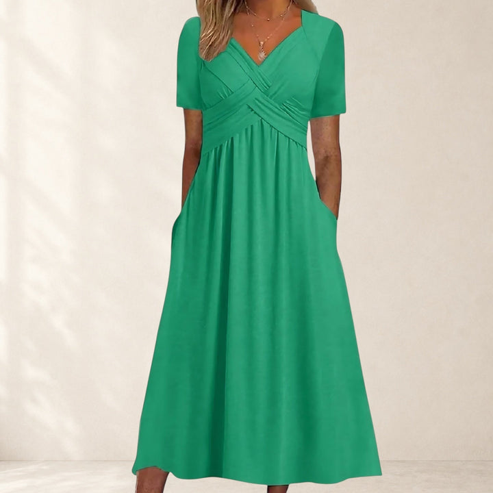 PAULETTE | MIDI TUMMY CONTROL DRESS FOR WOMEN