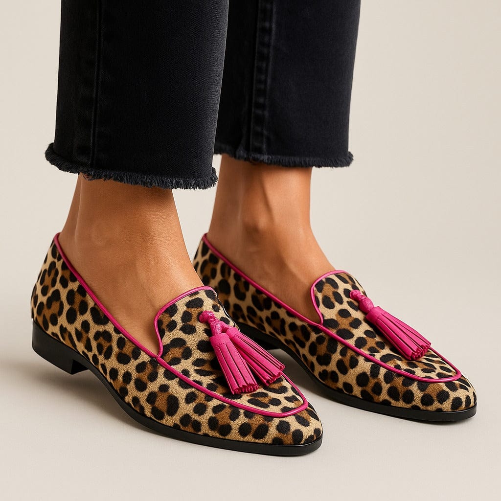 LIORA | FRINGE DETAIL SLIPPERS LOAFERS FOR WOMEN