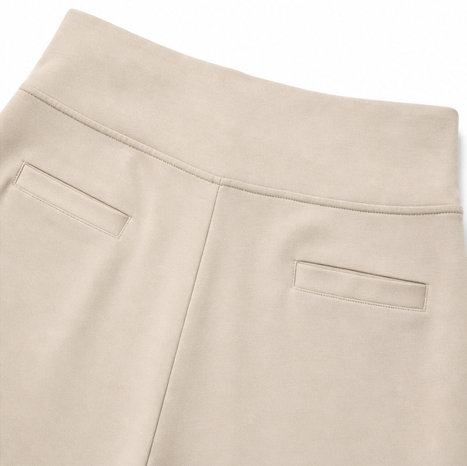 EVERALYN | HIGH-WAISTED STRETCH CROPPED TROUSERS FOR WOMEN