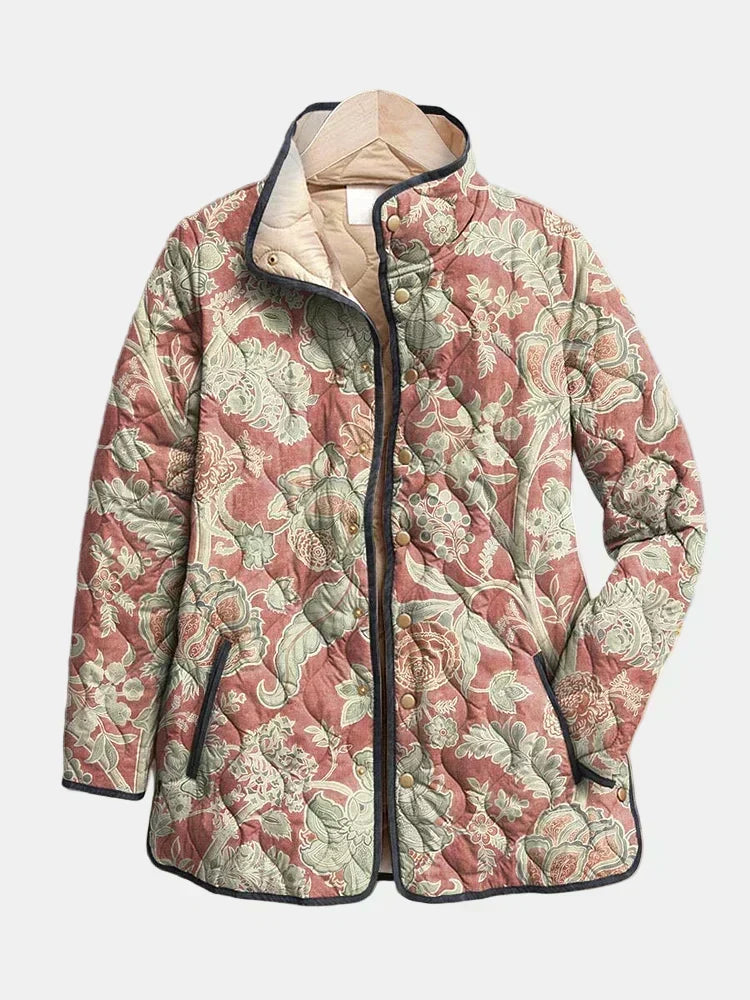 NAYA | VINTAGE FLORAL QUILTED JACKET FOR WOMEN
