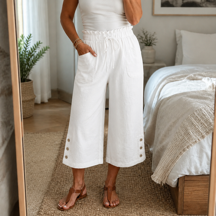 WEARBELLA | WIDE-LEG WAIST THAT PANTS FOR WOMEN
