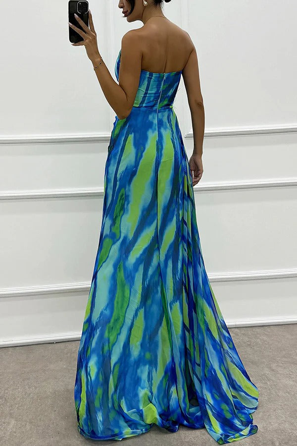 ILONA | VIBRANT DRAPED DRESS FOR WOMEN