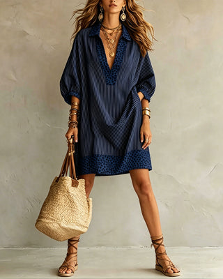CARLY | LEOPARD PRINT SLEEVE SHIRT FOR WOMEN