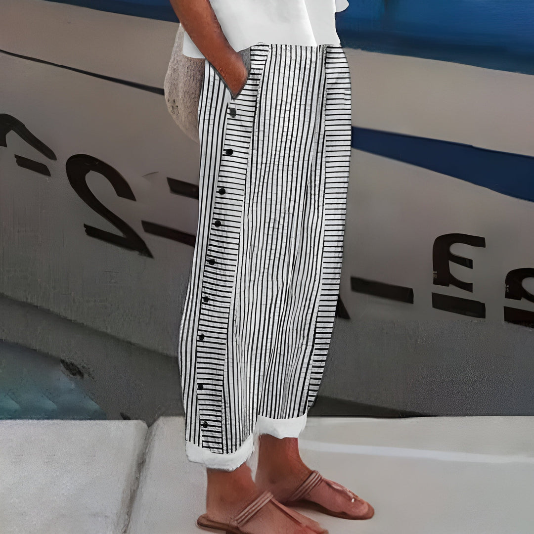 TEODORA | SIDE POCKETS PANTS FOR WOMEN