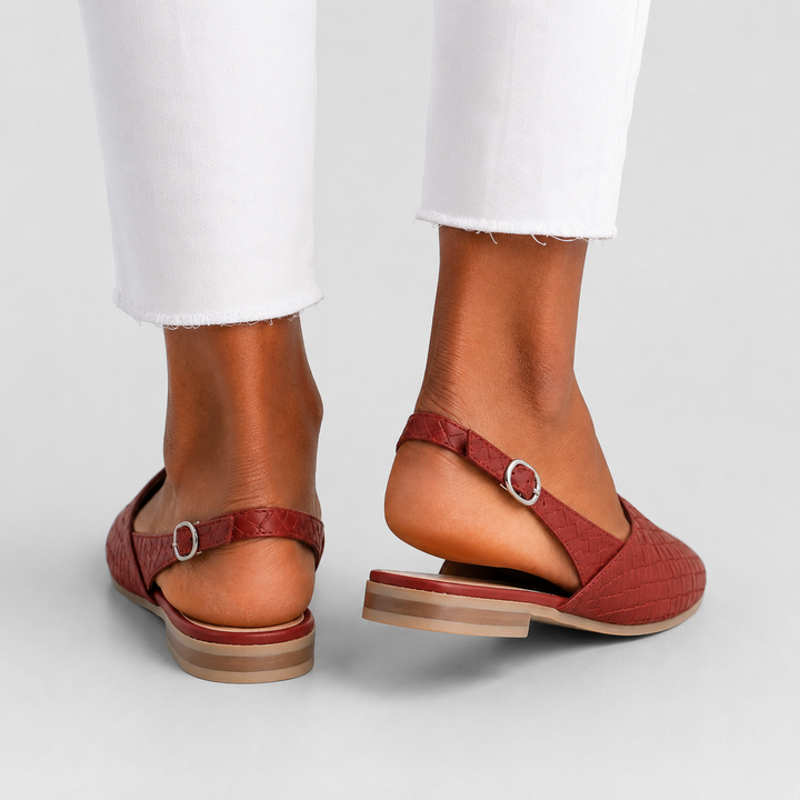 SIMONE | WOVEN SLINGBACK LOAFERS FOR WOMEN