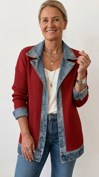 MARGARET | MIXED JACKET FOR WOMEN