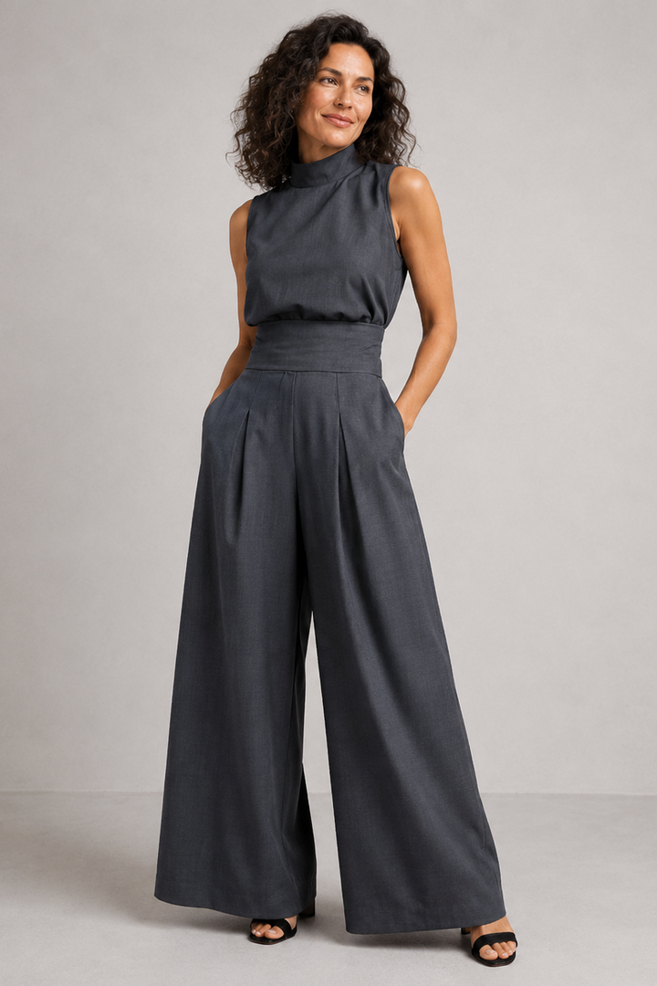 QUIRINE | WIDE-LEG TWO-PIECE JUMPSUIT FOR WOMEN