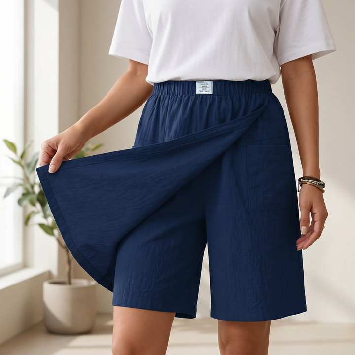 GUNILLA | WRAP-FRONT SKORT HIDDEN SHORTS FOR WOMEN