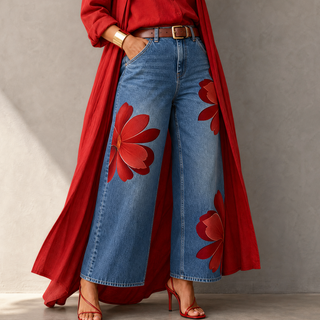 FLORENZA | BOLD WIDE LEG JEANS FOR WOMEN