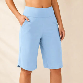 BRISELLA | KNEE WIDE LEG SHORTS FOR WOMEN