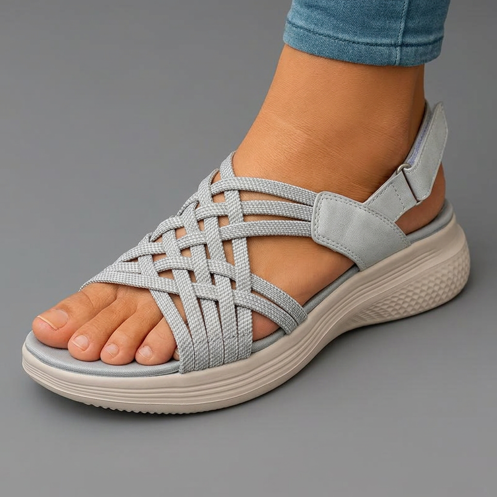 SALORITA | GRAY SANDALS FOR WOMEN