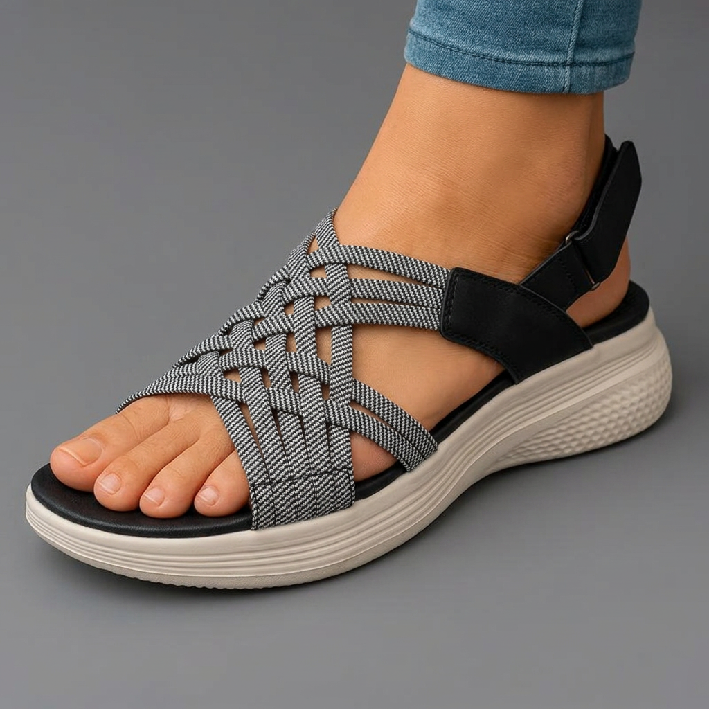 SALORITA | BLACK SANDALS FOR WOMEN