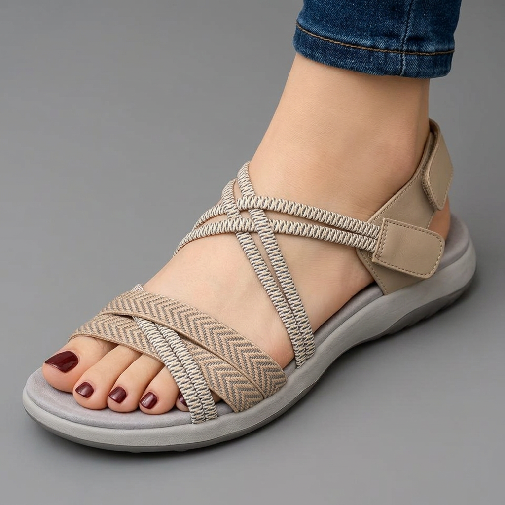 TYRESSA | APRICOT SANDALS FOR WOMEN