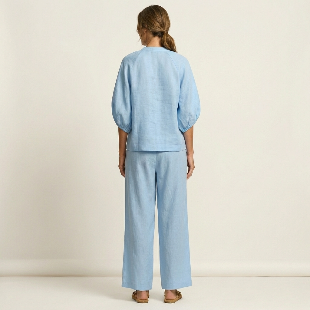 MARLOWE | ZIPPER-FRONT PUFF SLEEVE DRESS FOR WOMEN