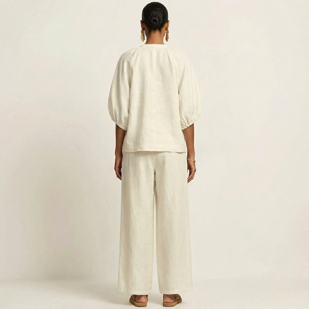 MARLOWE | ZIPPER-FRONT PUFF SLEEVE DRESS FOR WOMEN