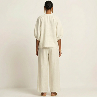 MARLOWE | ZIPPER-FRONT PUFF SLEEVE DRESS FOR WOMEN