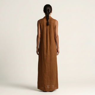 MIRABELL | HOODED BUTTON-FRONT MAXI DRESS FOR WOMEN