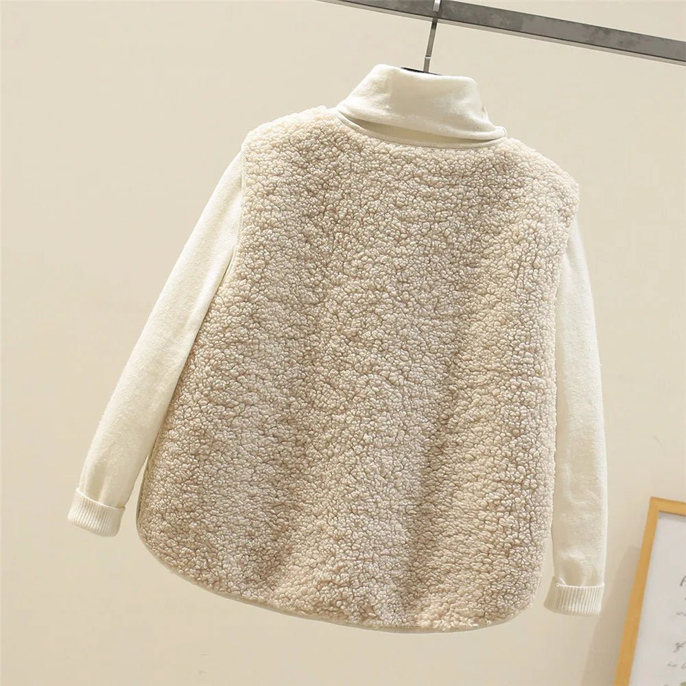 PRIMROSE | TEDDY FLEECE VEST FOR WOMEN