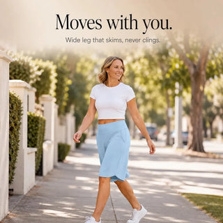BRISELLA | KNEE WIDE LEG SHORTS FOR WOMEN