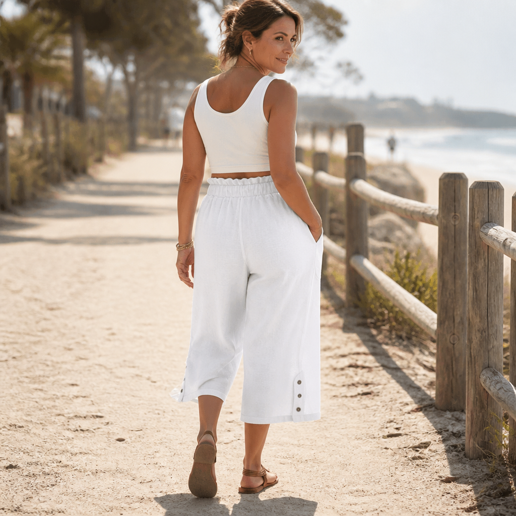WEARBELLA | WIDE-LEG WAIST THAT PANTS FOR WOMEN