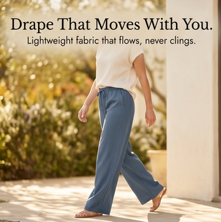 LINAVIA | BREEZY WIDE-LEG POCKETS PANTS FOR WOMEN