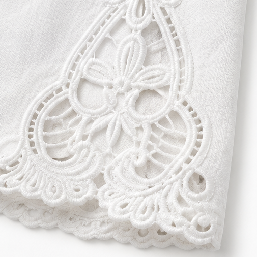 LIORA | LACE TRIM DRAWSTRING PANTS FOR WOMEN