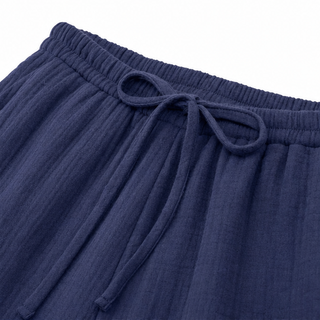 LORAVIE | CRINKLE WIDE LEG PANTS FOR WOMEN