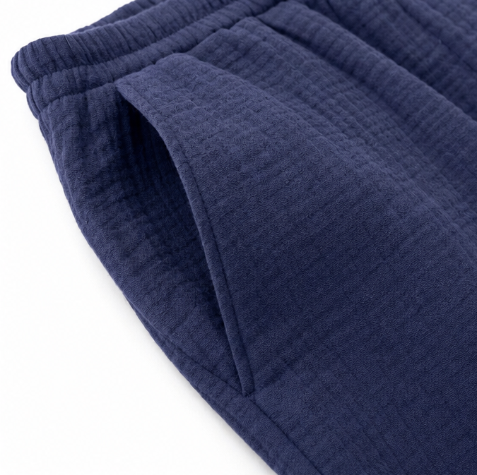 LORAVIE | CRINKLE WIDE LEG PANTS FOR WOMEN