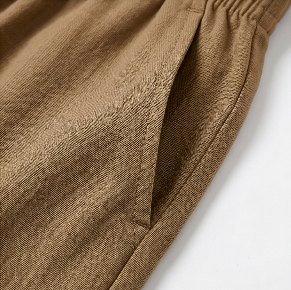 LUMERA | WIDE-LEG DRAWSTRING SMOCKED SHORTS FOR WOMEN