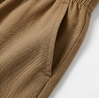 LUMERA | WIDE-LEG DRAWSTRING SMOCKED SHORTS FOR WOMEN