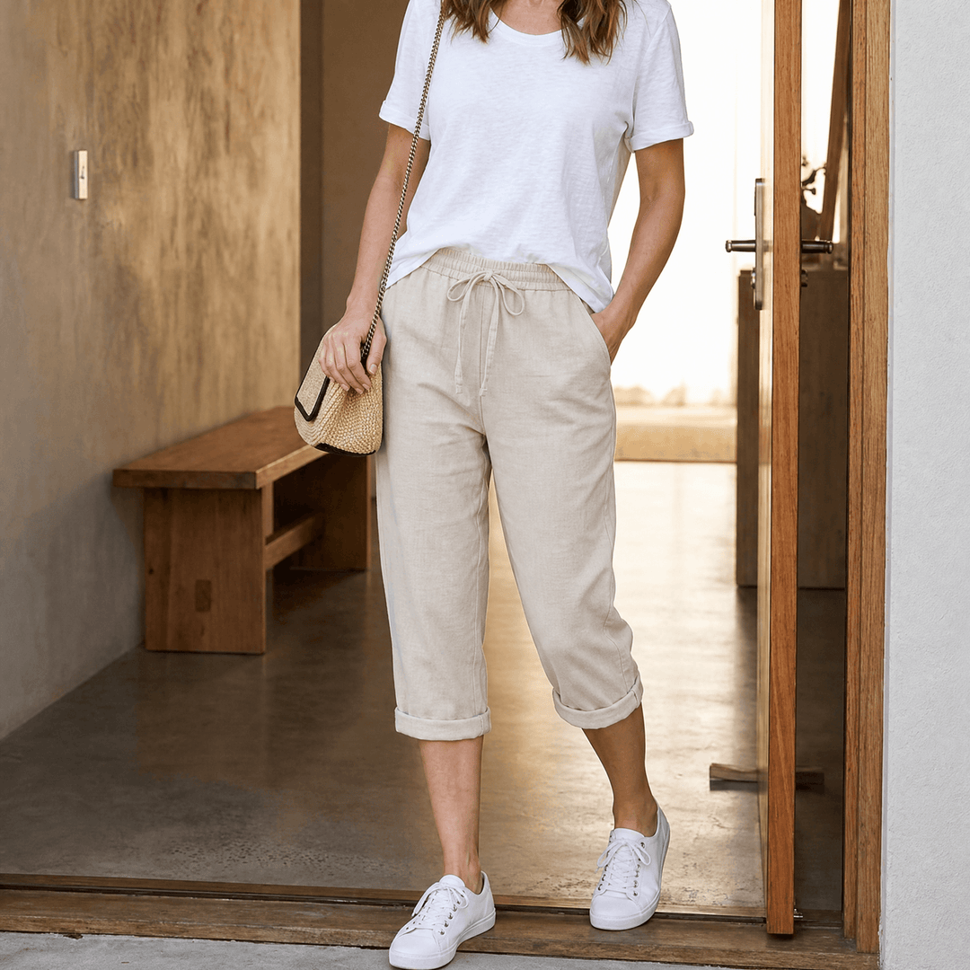 LYORA | CAPRI EFFORTLESS EVERYDAY PANTS FOR WOMEN