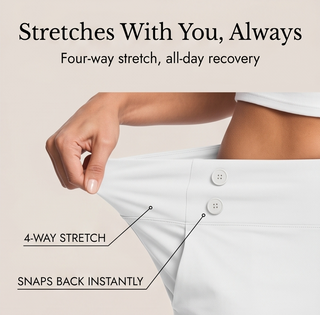 MARIVELLA | HIGH-WAIST STRETCH CAPRI PANTS FOR WOMEN