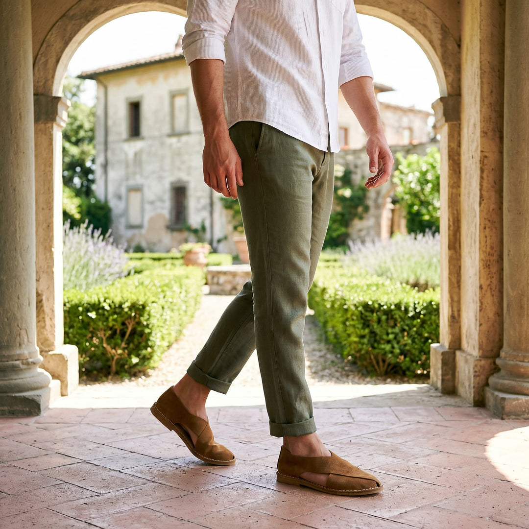 MARLOWE | CROSS-STRAP LOAFERS FOR MEN