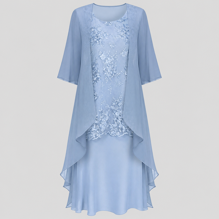 AURELIE | CHIFFON TWO-PIECE DRESS FOR WOMEN