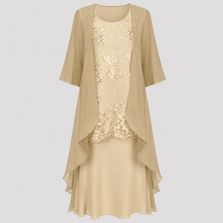 AURELIE | CHIFFON TWO-PIECE DRESS FOR WOMEN