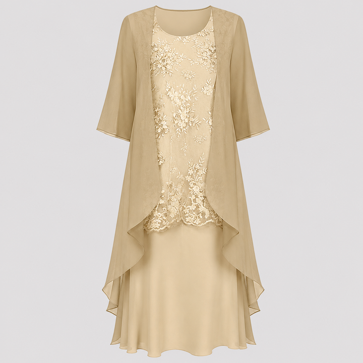 AURELIE | CHIFFON TWO-PIECE DRESS FOR WOMEN