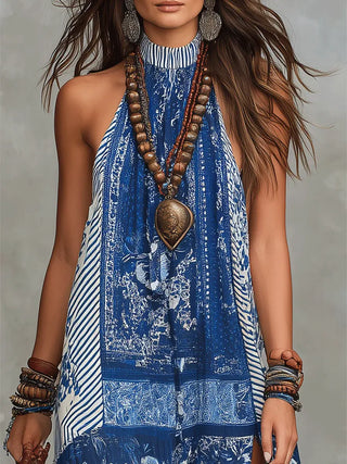 ISLA | PATCHWORK MAXI DRESS FOR WOMEN