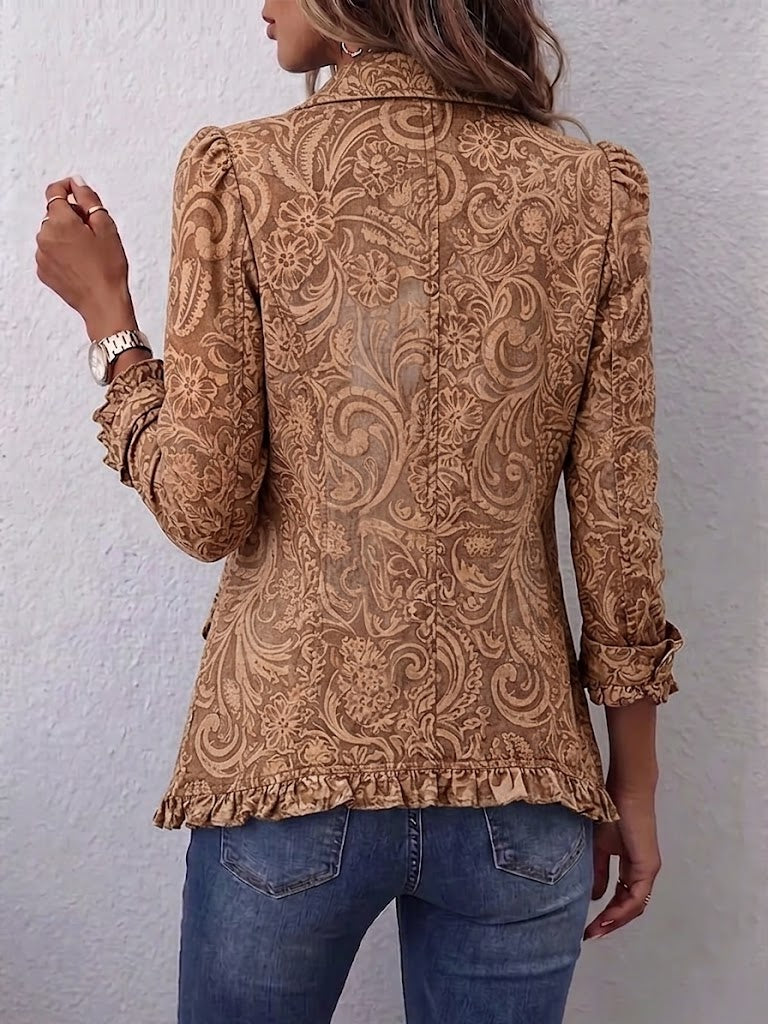 STEFANIA | BOHO FLORAL VINTAGE JACKET FOR WOMEN