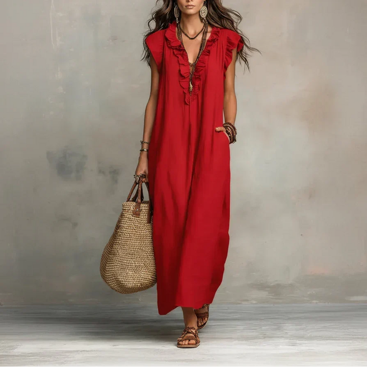 ZOEY | LONG BOHEMIAN DRESS FOR WOMEN