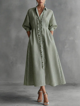 ELIN | STRIPE MAXI DRESS FOR WOMEN