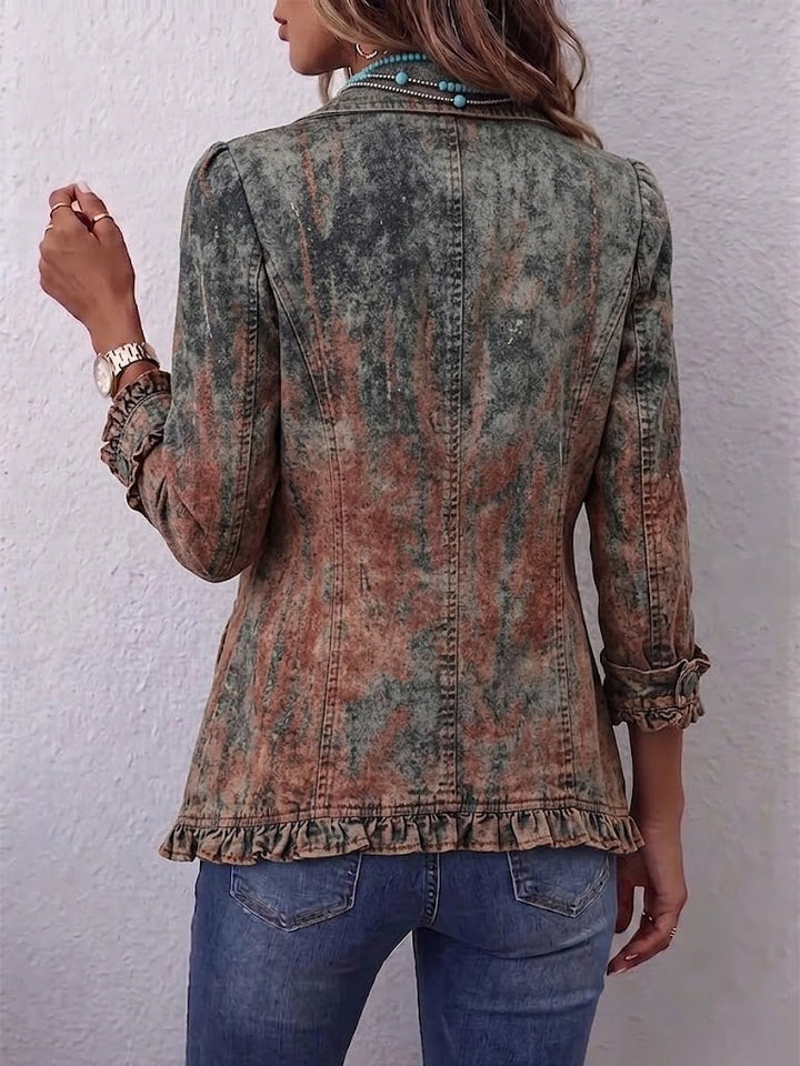 FLAVIE | TEXTURED OMBRE VINTAGE JACKET FOR WOMEN
