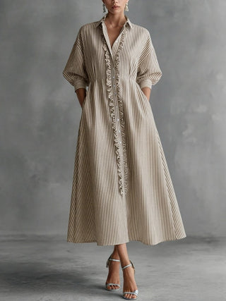 ELIN | STRIPE MAXI DRESS FOR WOMEN