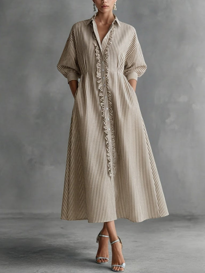 ELIN | STRIPE MAXI DRESS FOR WOMEN
