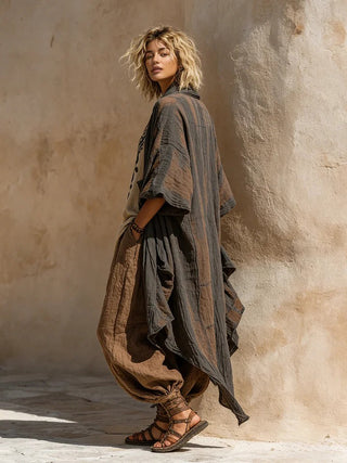 ORNELLA | BOHEMIAN ARTISTIC LINEN SET FOR WOMEN