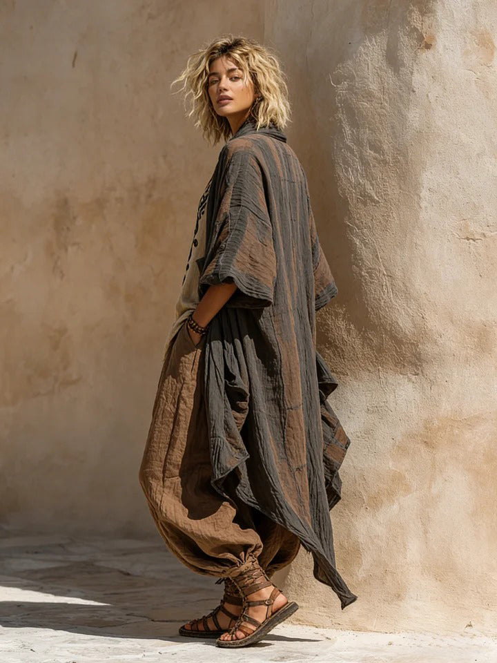 ORNELLA | BOHEMIAN ARTISTIC LINEN SET FOR WOMEN