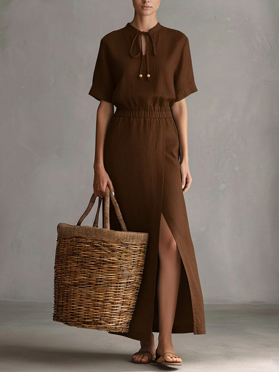 SERENA | LONG LINEN COTTON SET FOR WOMEN