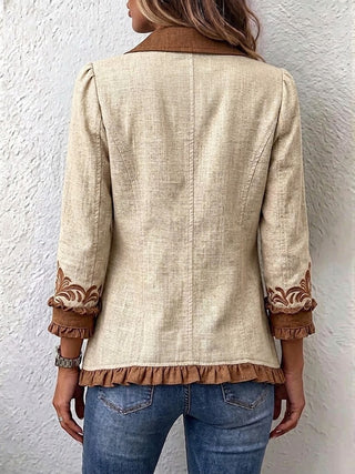OCTAVIE | BOHO FLORAL VINTAGE JACKET FOR WOMEN